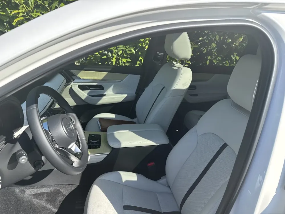 Interieur taxi devant